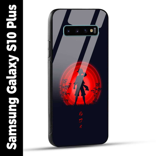 Samsung Galaxy S10 Plus Back Cover Luffy One Piece Printed Glass Case