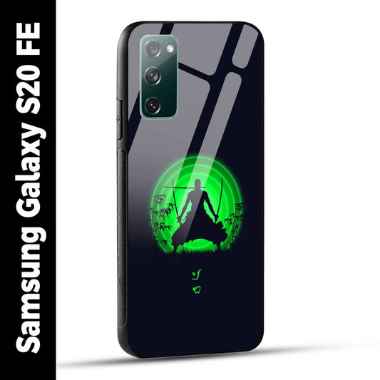 Samsung Galaxy S20 FE / Samsung Galaxy S20 FE 5G Back Cover Zoro Printed Glass Case