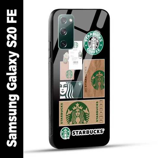 Samsung Galaxy S20 FE / Samsung Galaxy S20 FE 5G Back Cover Starbucks Filter Coffee Printed Glass Case