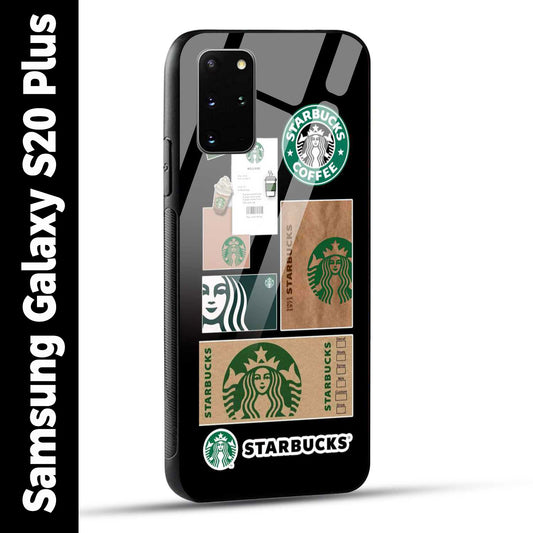 Samsung Galaxy S20 Plus Back Cover Starbucks Filter Coffee Printed Glass Case