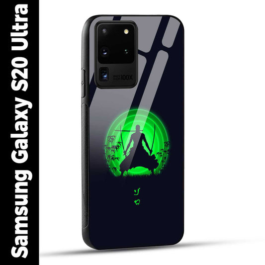 Samsung Galaxy S20 Ultra Back Cover Zoro Printed Glass Case
