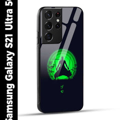 Samsung Galaxy S21 Ultra 5G Back Cover Zoro Printed Glass Case