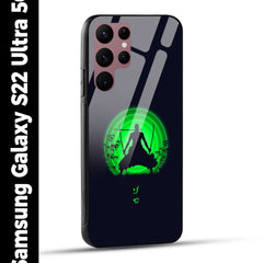 Samsung Galaxy S22 Ultra 5G Back Cover Zoro Printed Glass Case