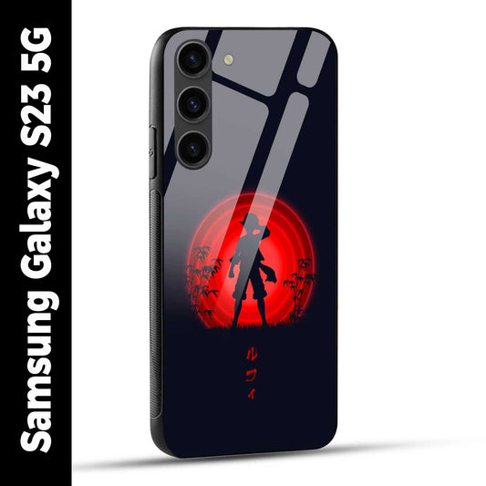 Samsung Galaxy S23 5G Back Cover Luffy One Piece Printed Glass Case