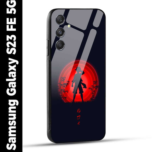 Samsung Galaxy S23 FE 5G Back Cover Luffy One Piece Printed Glass Case