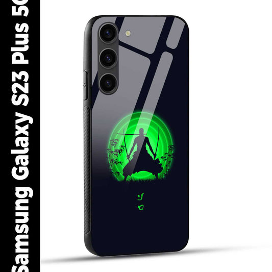 Samsung Galaxy S23 Plus 5G Back Cover Zoro Printed Glass Case