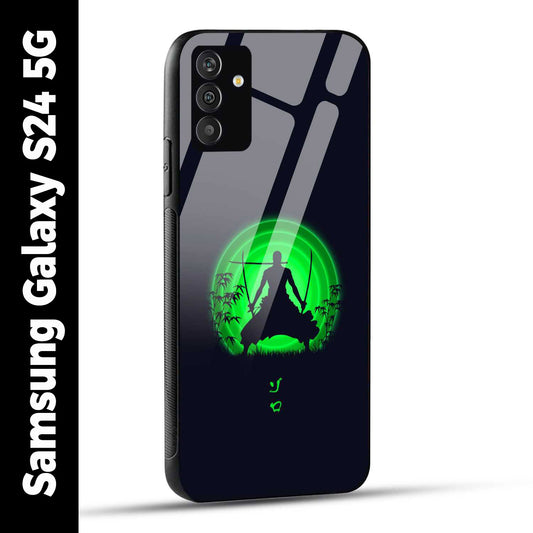 Samsung Galaxy S24 5G Back Cover Zoro Printed Glass Case
