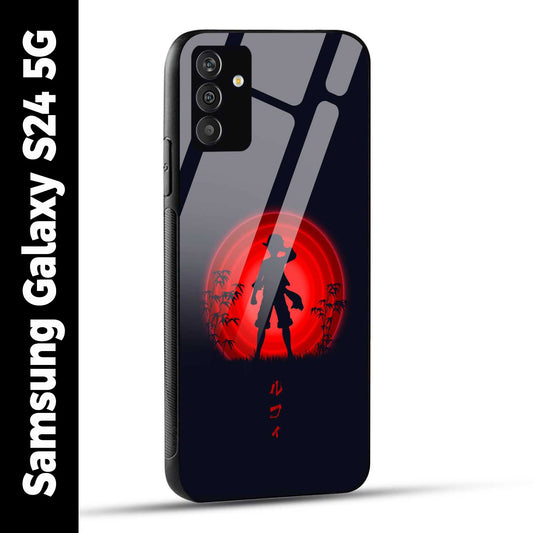 Samsung Galaxy S24 5G Back Cover Luffy One Piece Printed Glass Case