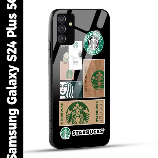 Samsung Galaxy S24 Plus 5G Back Cover Starbucks Filter Coffee Printed Glass Case