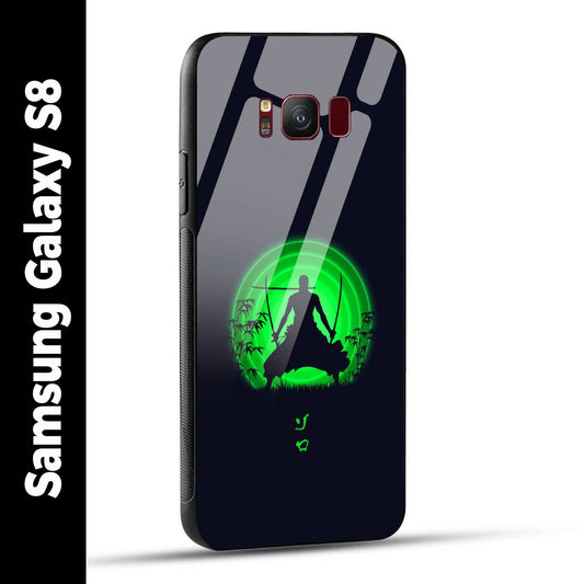 Samsung Galaxy S8 Back Cover Zoro Printed Glass Case