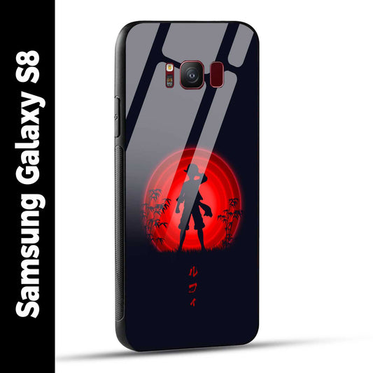 Samsung Galaxy S8 Back Cover Luffy One Piece Printed Glass Case