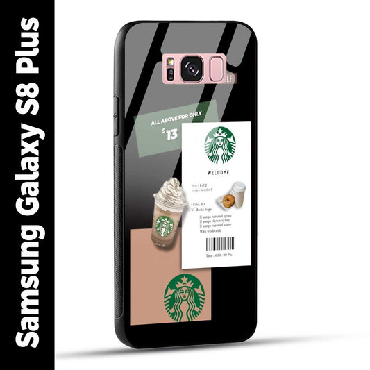 Samsung Galaxy S8 Plus Back Cover Starbucks Coffee Love Yourself Printed Glass Case