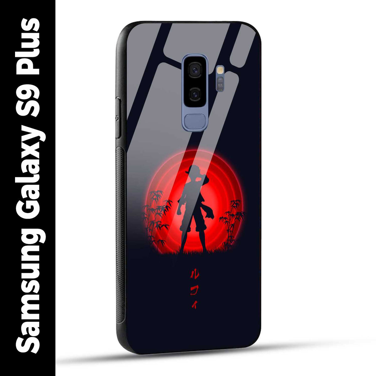 Samsung Galaxy S9 Plus Back Cover Luffy One Piece Printed Glass Case