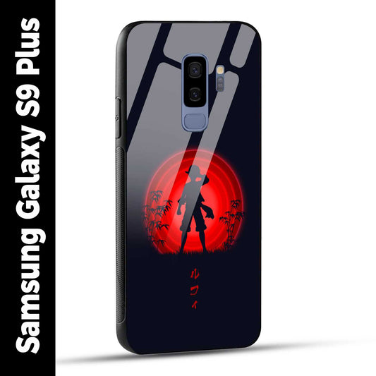 Samsung Galaxy S9 Plus Back Cover Luffy One Piece Printed Glass Case