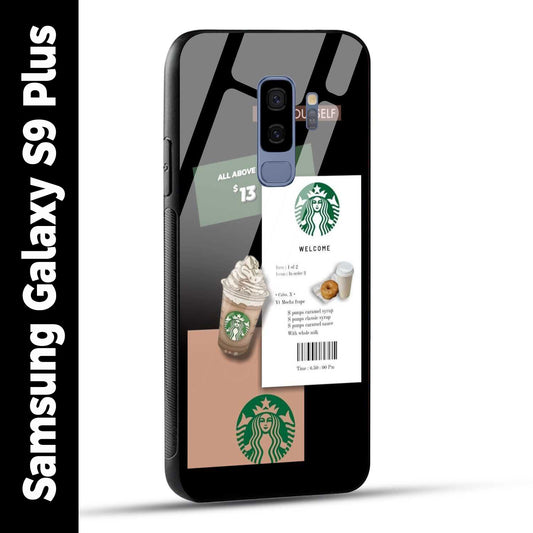 Samsung Galaxy S9 Plus Back Cover Starbucks Coffee Love Yourself Printed Glass Case