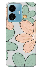 VIVO Y77 5G / iQOO Z6 LITE 5G Back Cover Aesthetic Flower Printed Hard Case