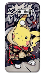 LG V30 Plus / LG V30 Back Cover Cartoon Graffiti Printed Hard Case