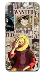 Motorola Moto One Power Back Cover Anime One Piece Wanted Luffy Printed Hard Case