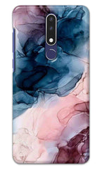 Nokia 3.1 Plus Back Cover Marble Color Printed Hard Case