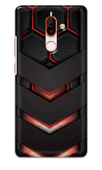 Nokia 7 Plus Back Cover Robotic Abstract Printed Hard Case