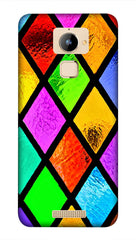 Coolpad Note 3 / Coolpad Note 3 Plus Back Cover Color Patterns Printed Hard Case