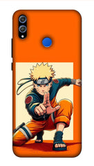 Honor 8X Back Cover Orange Color Anime Printed Hard Case