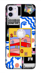 iPhone 11 Logo Cut Back Cover See You Soon Printed Hard Case