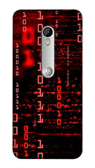 Moto G3 Back Cover Red Coding Printed Hard Case