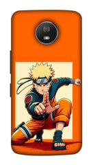 Motorola Moto G5s Back Cover Orange Color Anime Printed Hard Case