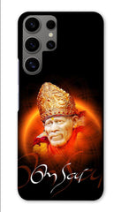 S25 Ultra Back Cover | Premium Galaxy S25 Ultra Case | Ultimate Samsung S25 Ultra Case for Everyday Use | Sai Baba Om Sai Printed Hard Case