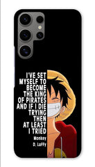 S25 Ultra Back Cover | Premium Galaxy S25 Ultra Case | Ultimate Samsung S25 Ultra Case for Everyday Use | Anime One Piece Monkey D. Luffy Printed Hard Case