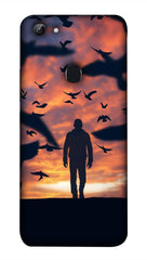 Vivo Y83 Back Cover Alone Man Walking Printed Hard Case