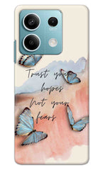 Redmi Note 13 Pro 5G Back Cover | Poco X6 5G Back Cover | Shockproof and Stylish Redmi Note 13 Pro Cover, Redmi Note 13 Pro Back Cover and Poco X6 Back Cover Trust Your Hopes Printed