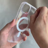 Magnetic Transparent Case For iPhones