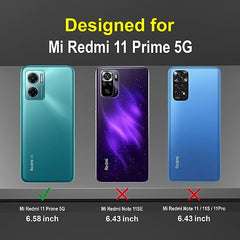 Redmi 11 Prime 5G Cover | Premium Redmi 11 Prime 5+G Back Cover | Stylish Redmi 11 Prime 5G Back Cover | 360 Degree Full Protection with Ring Holder Kickstand