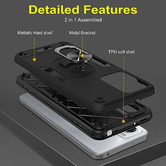 Redmi 11 Prime 5G Cover | Premium Redmi 11 Prime 5+G Back Cover | Stylish Redmi 11 Prime 5G Back Cover | 360 Degree Full Protection with Ring Holder Kickstand