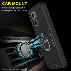 Redmi 11 Prime 5G Cover | Premium Redmi 11 Prime 5+G Back Cover | Stylish Redmi 11 Prime 5G Back Cover | 360 Degree Full Protection with Ring Holder Kickstand