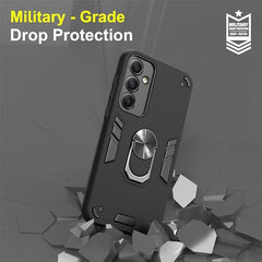 Samsung A35 5G Back Cover | Durable and Stylish Samsung A35 5+G Back Cover | Perfect Fit Samsung A35 5G Cover | 360 Degree Full Protection with Ring Holder Kickstand