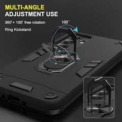 Samsung A35 5G Back Cover | Durable and Stylish Samsung A35 5+G Back Cover | Perfect Fit Samsung A35 5G Cover | 360 Degree Full Protection with Ring Holder Kickstand