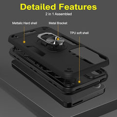 Samsung A55 Back Cover, A55 Samsung Mobile 5G Back Cover, Samsung A55 5G Back Cover 360 Degree Full Protection with Ring Holder Kickstand