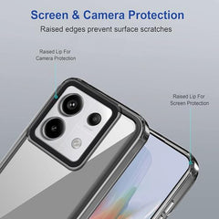 Redmi Note 13 Pro 5G Back Cover | Poco X6 5G Back Cover | Redmi Note 13 Pro Cover, Protection for Redmi Note 13 Pro Back Cover and Poco X6 Back Cover Transperent Back cover