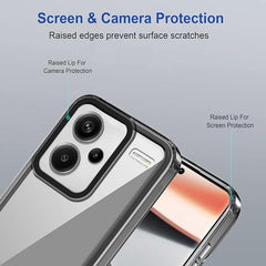 Redmi Note 13 Pro Plus Back Cover | Durable Redmi Note 13 Pro Plus Cover | Protective Redmi Note 13 Pro Plus 5G Back Cover | Transperent Back cover