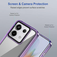 Redmi Note 13 Pro 5G Back Cover | Poco X6 5G Back Cover | Redmi Note 13 Pro Cover, Protection for Redmi Note 13 Pro Back Cover and Poco X6 Back Cover Transperent Back cover