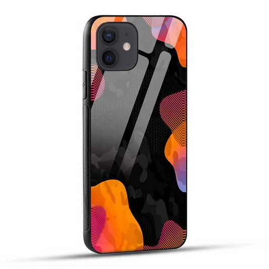 Abstract Color Design Glass Case