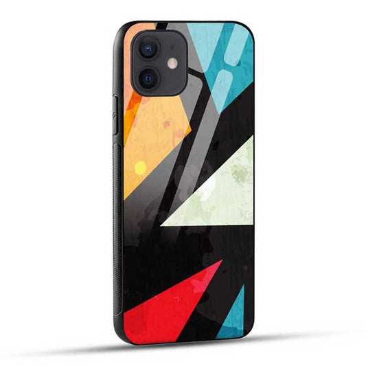 Abstract Design Glass Case