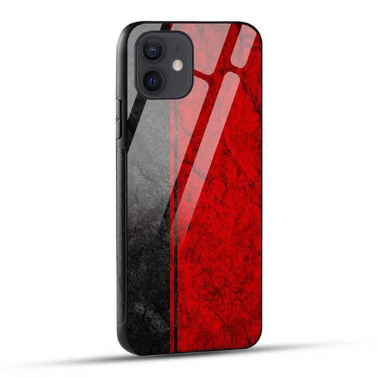 Black And Red Glass Case