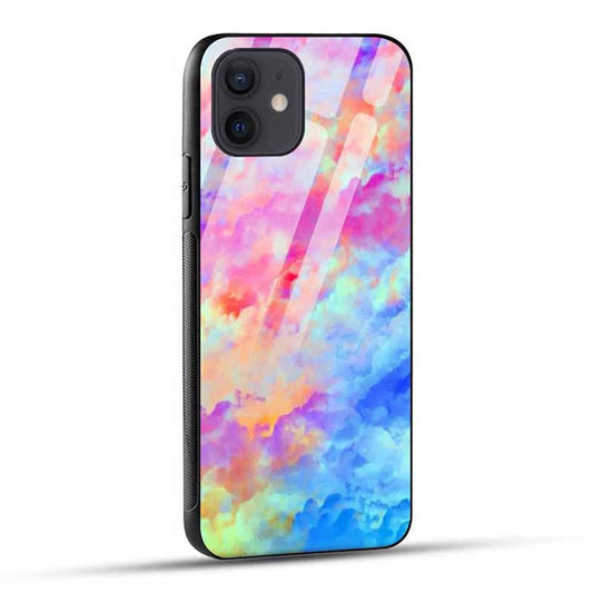 Colorful Color Gradient Glass Case