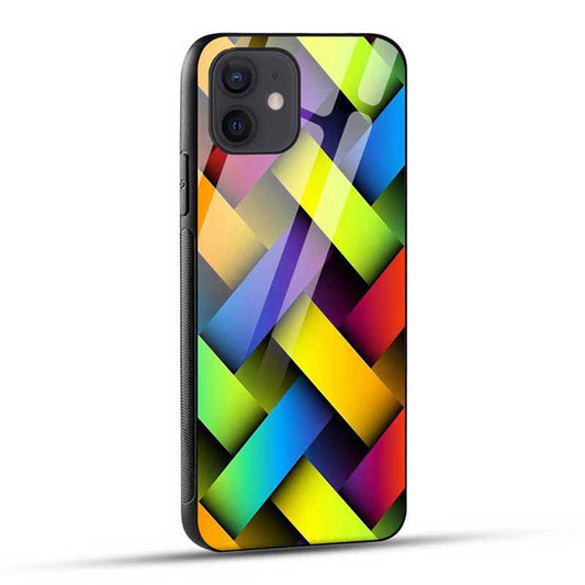 Colorful Pattern Design Glass Case