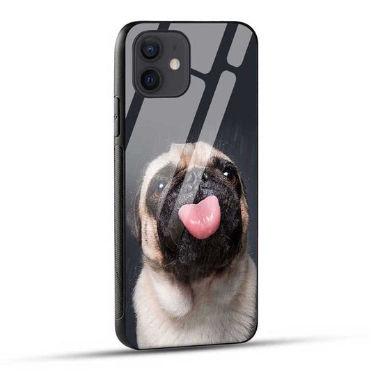 Cutest Pug Dog Glass Case