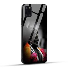 Samsung Galaxy A31 Back Cover Chatrapati Shivaji Maharaj Raje Printed Glass Case